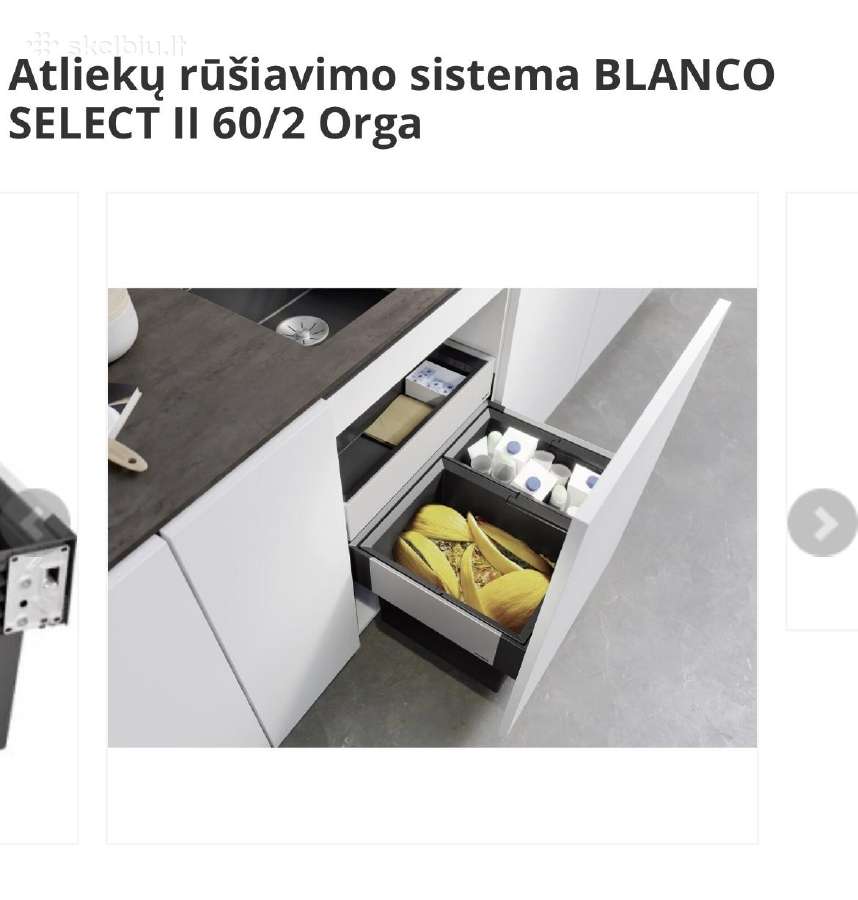 Atliekų rūšiavimo sistema Blanco - nuotraukos Nr. 2