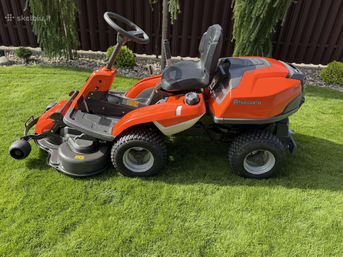 Sodo traktoriukas Husqvarna rider r214tc - nuotraukos Nr. 3