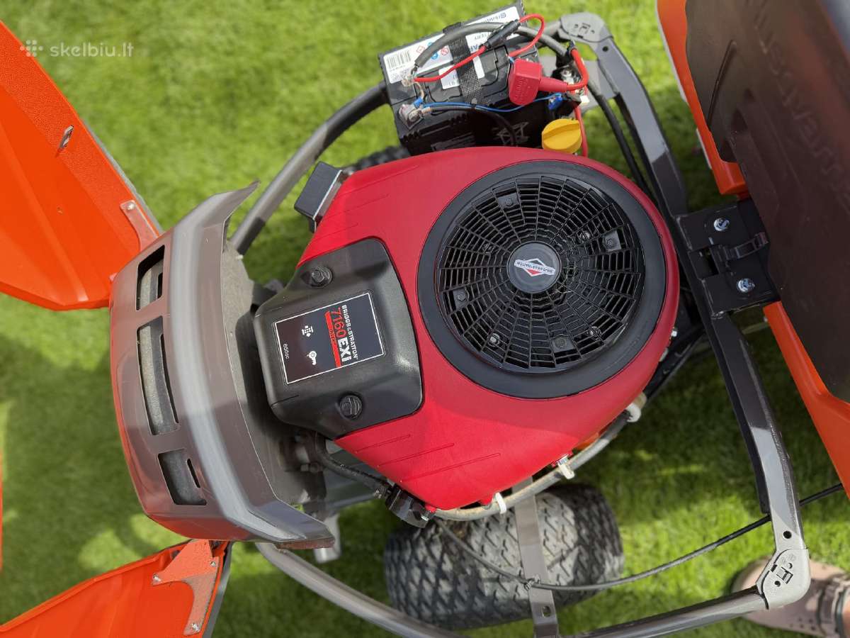Sodo traktoriukas Husqvarna rider r214tc - nuotraukos Nr. 8