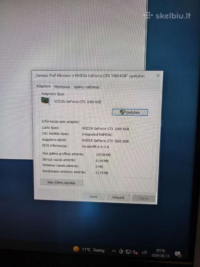 Tvarkinga I5 6600k dėžė - nuotraukos Nr. 18