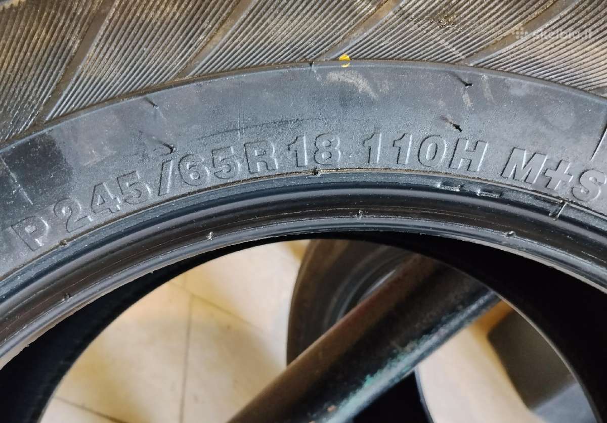 Parduodu 4 naujas padangas 245/65r18 ir 4 diskus - nuotraukos Nr. 5