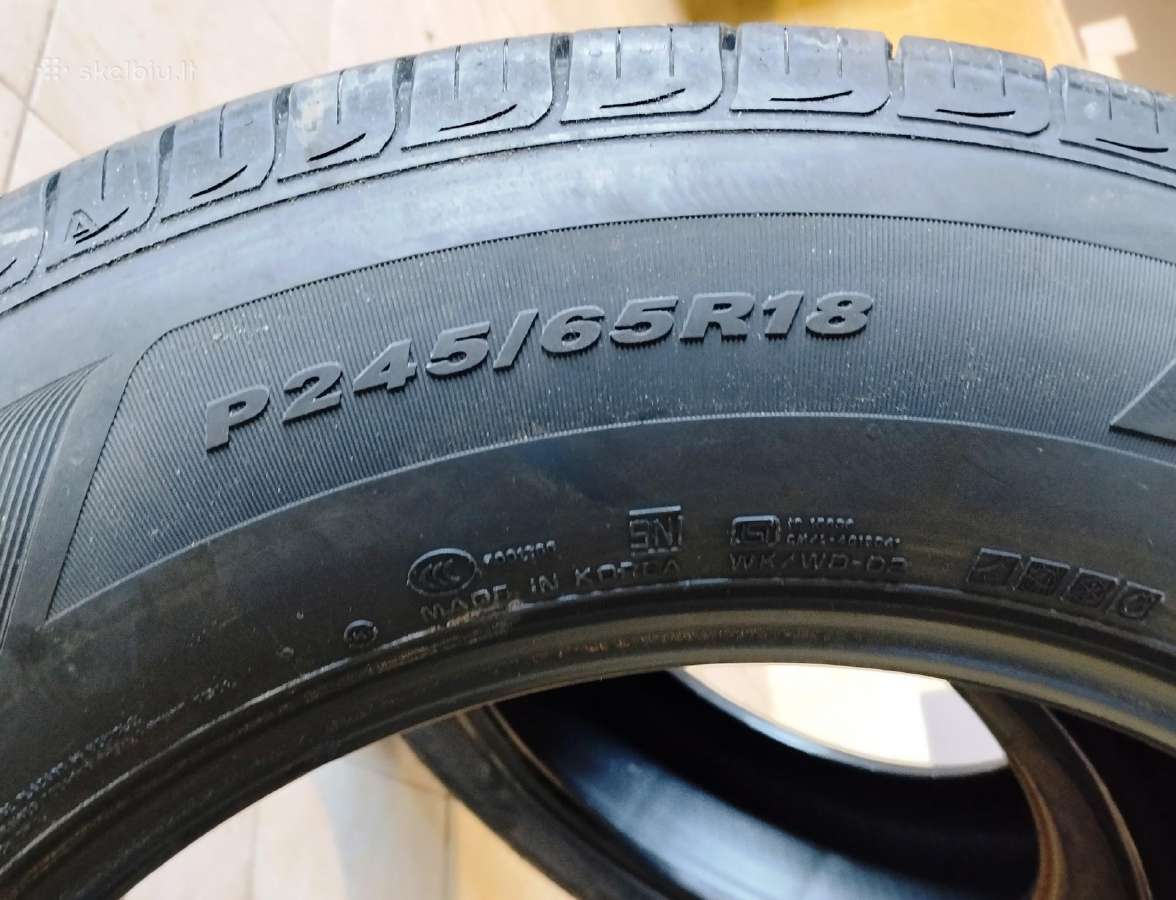 Parduodu 4 naujas padangas 245/65r18 ir 4 diskus - nuotraukos Nr. 7