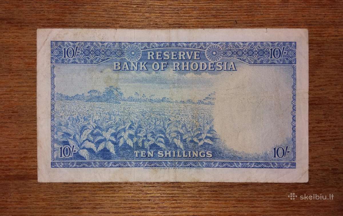 Rodežos 10 šilingu banknotas - nuotraukos Nr. 2