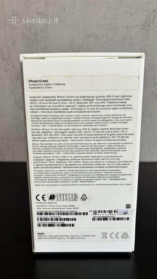 iPhone 13 mini, 256gb - nuotraukos Nr. 2