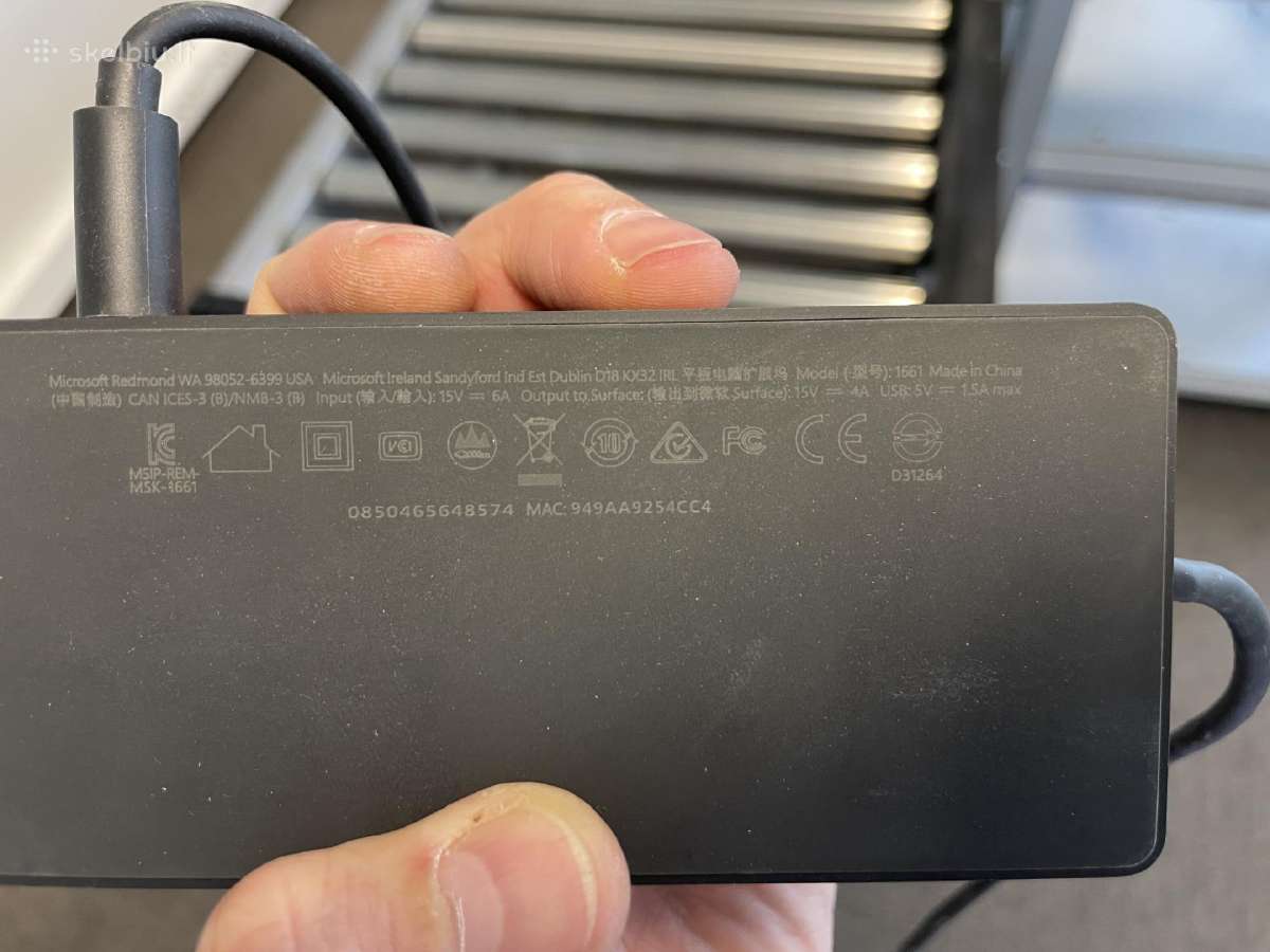 Microsoft Surface įkrovikliai / maitinimai - nuotraukos Nr. 5