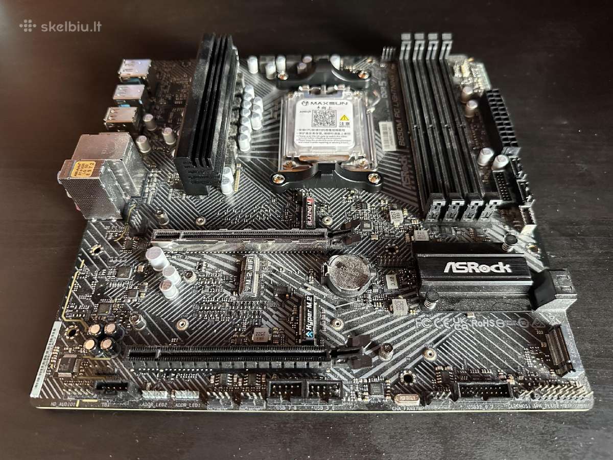 Asrock b650m pg lightning - nuotraukos Nr. 2