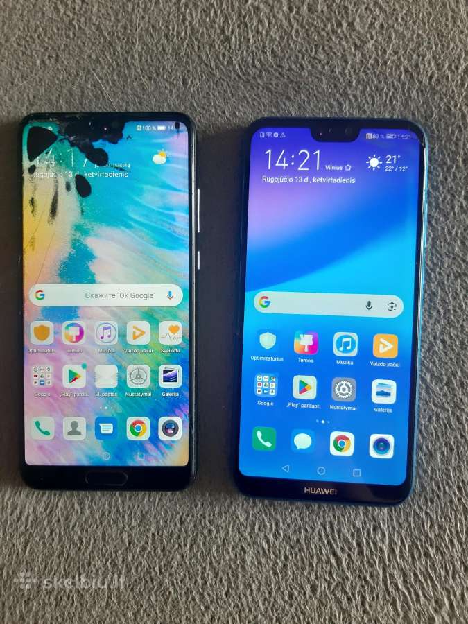 Huawei p20 128gb, p20 lite 64gb - nuotraukos Nr. 2