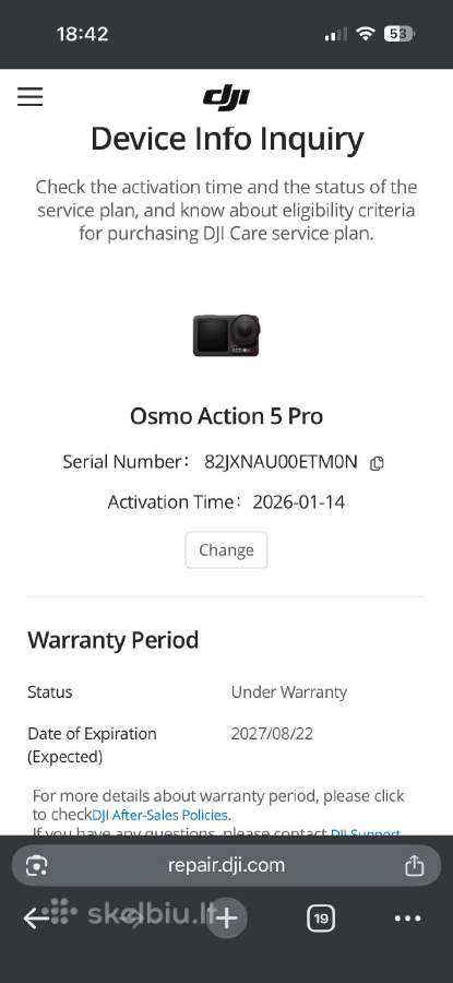 Dji Osmo Action 5 Pro - nuotraukos Nr. 2