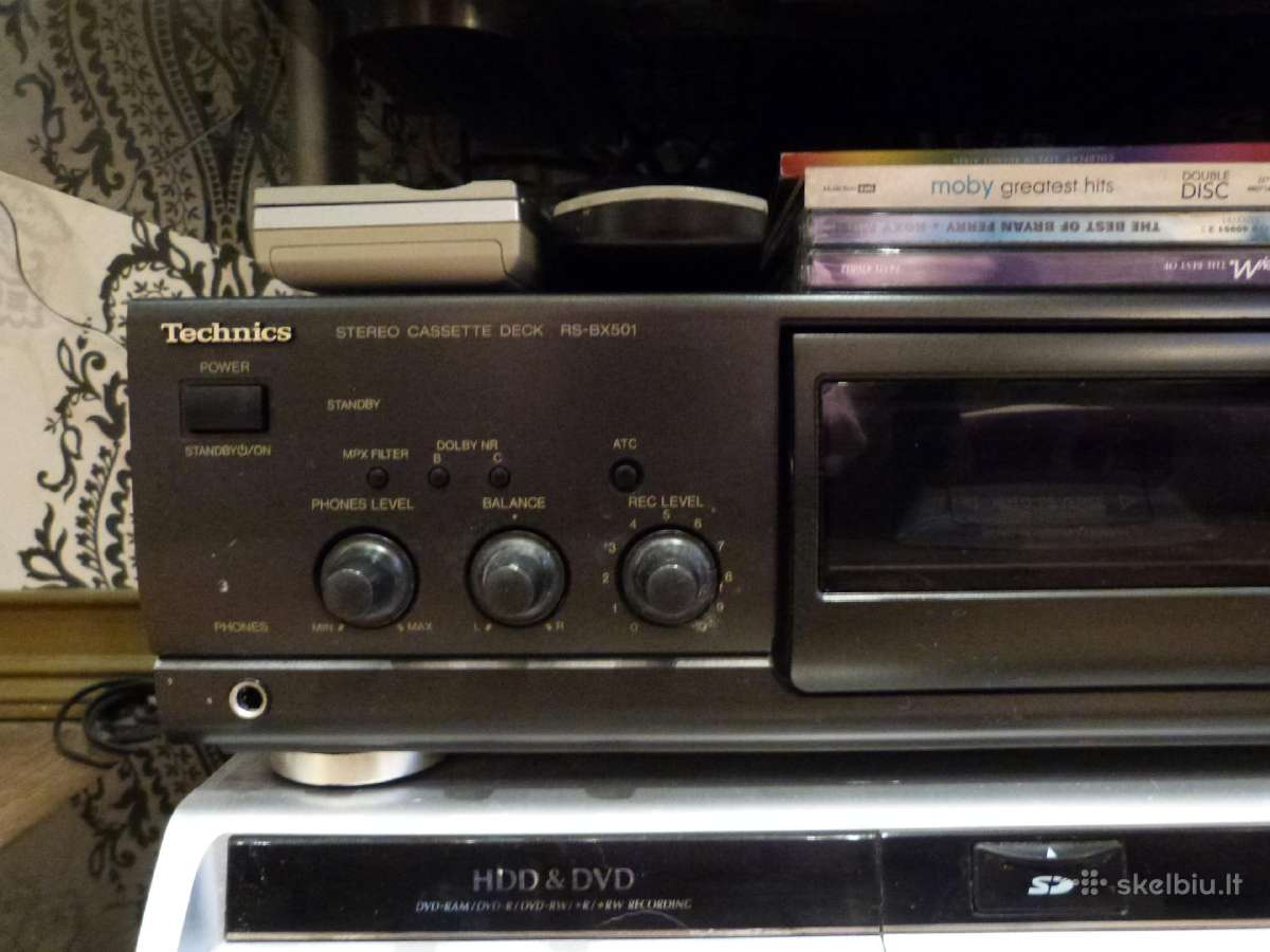 Technics RS-bx501 Stereo Cassette Deck. Auto Rever - nuotraukos Nr. 4