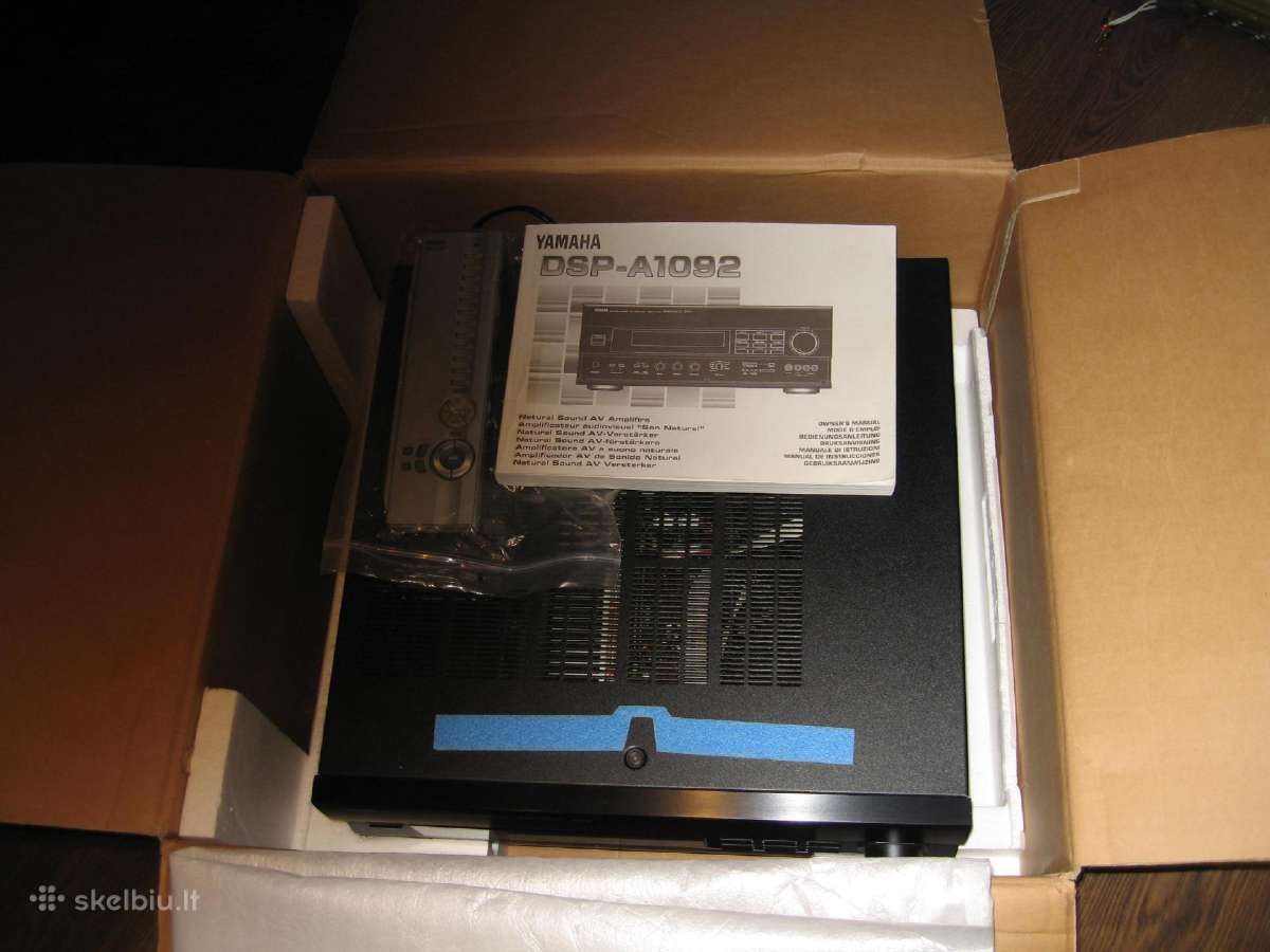 Yamaha Dsp-a1092 amplifier.7,2channel.20kg.naujas. - nuotraukos Nr. 8