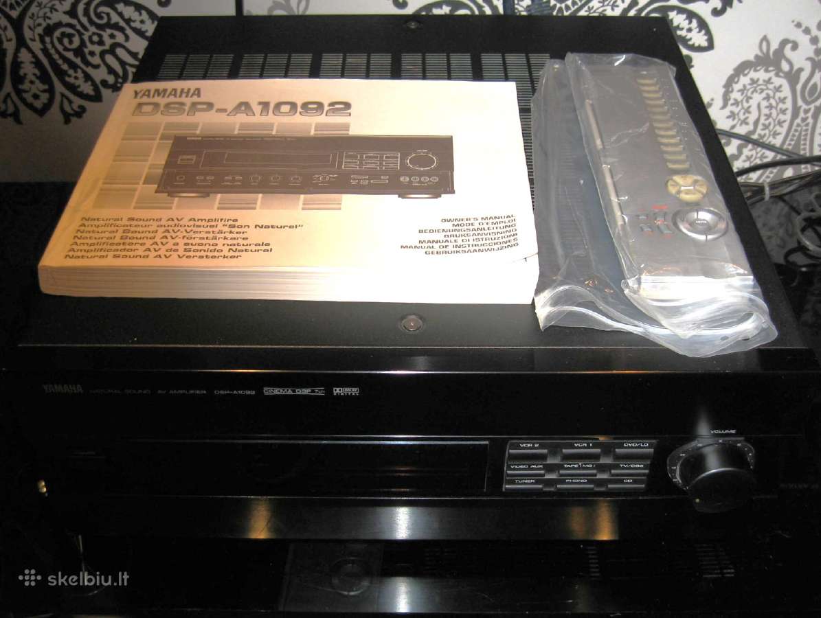Yamaha Dsp-a1092 amplifier.7,2channel.20kg.naujas. - nuotraukos Nr. 14
