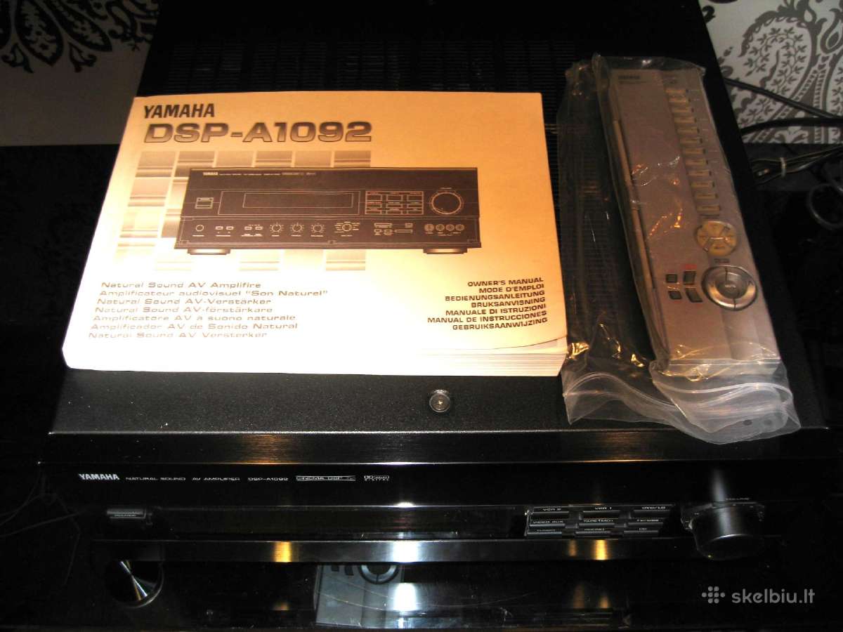 Yamaha Dsp-a1092 amplifier.7,2channel.20kg.naujas. - nuotraukos Nr. 18