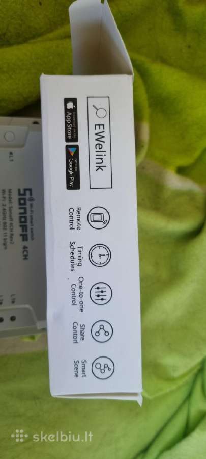 „sonoff“ 4 kanalų „WiFi“ išmanusis jungiklis - nuotraukos Nr. 3