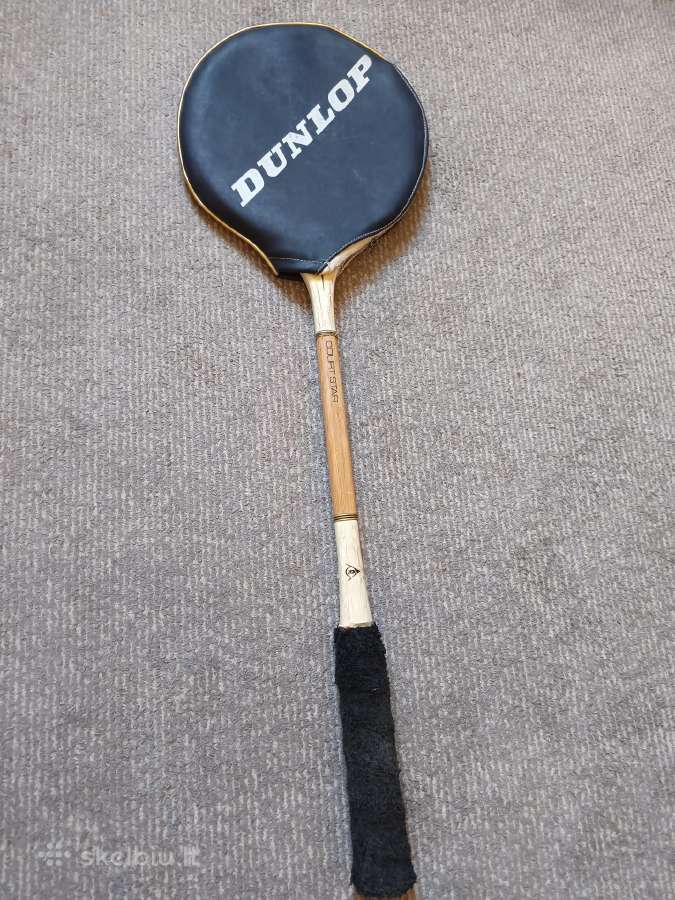 Vintažinė Dunlop teniso raketė - nuotraukos Nr. 2
