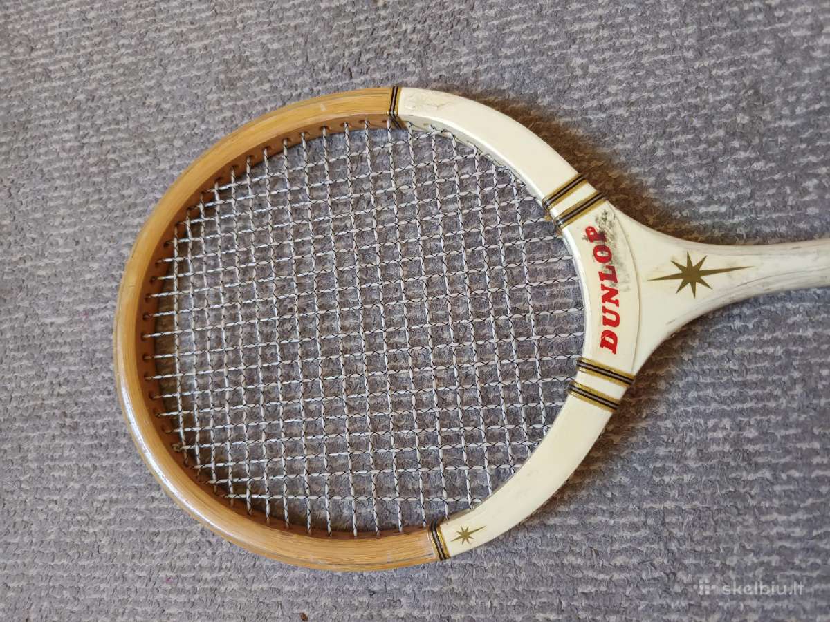 Vintažinė Dunlop teniso raketė - nuotraukos Nr. 4
