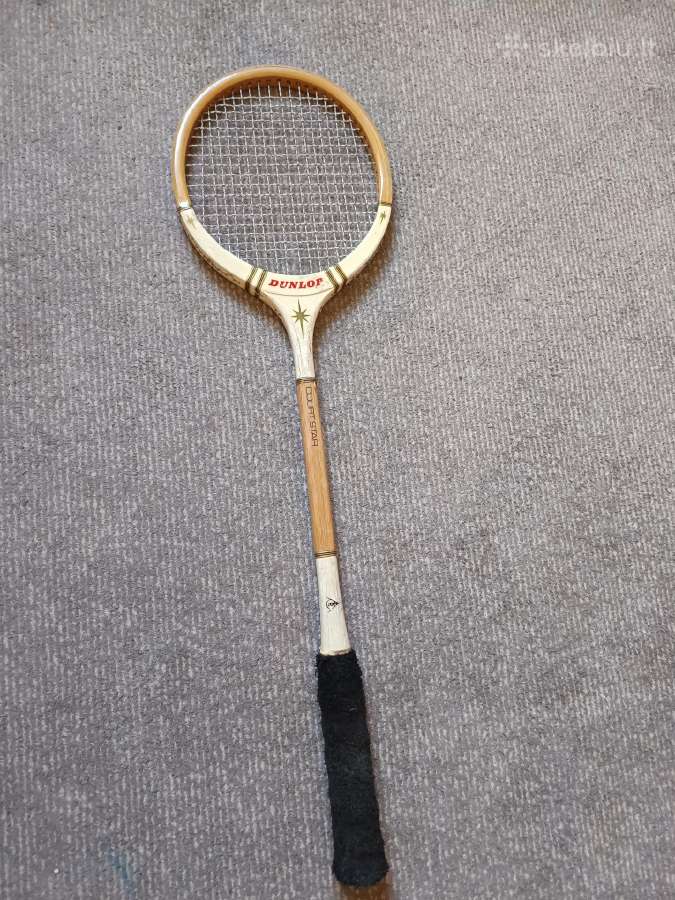 Vintažinė Dunlop teniso raketė - nuotraukos Nr. 7