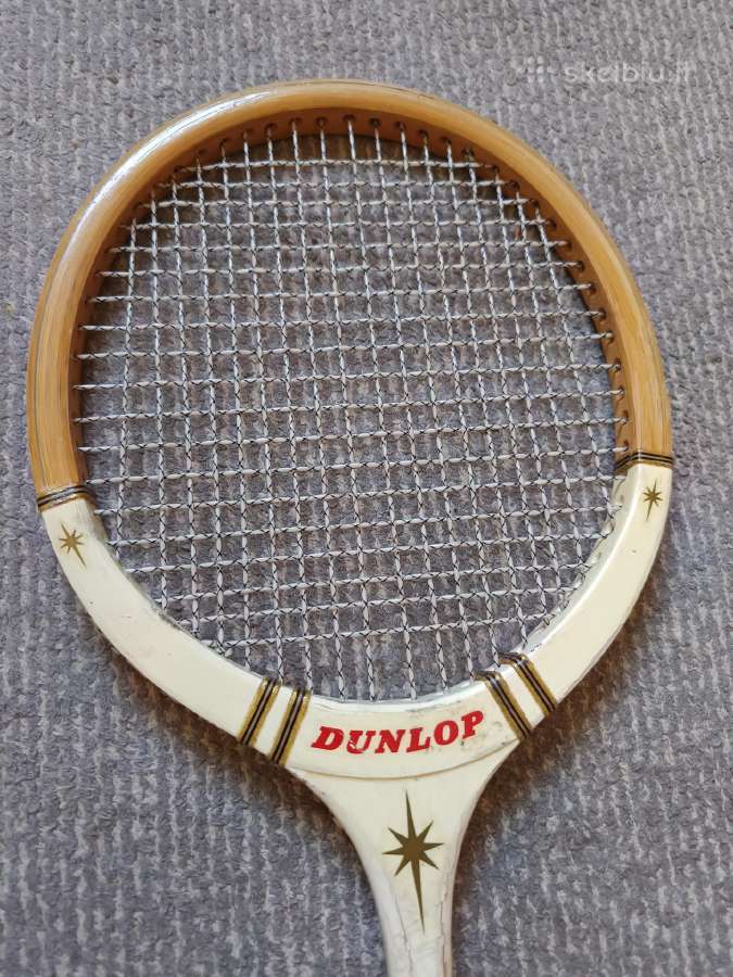 Vintažinė Dunlop teniso raketė - nuotraukos Nr. 8