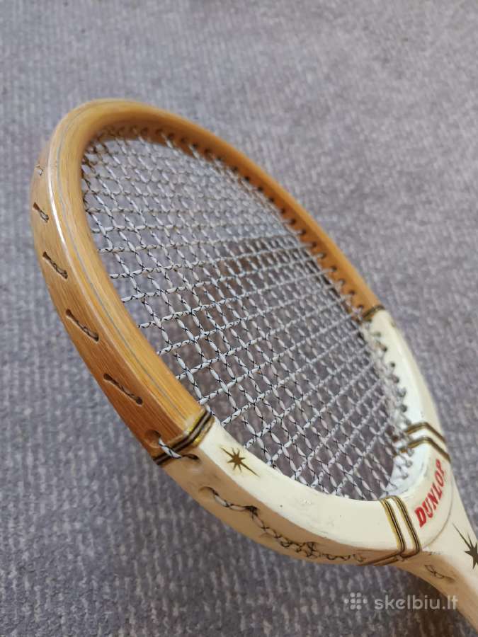 Vintažinė Dunlop teniso raketė - nuotraukos Nr. 12
