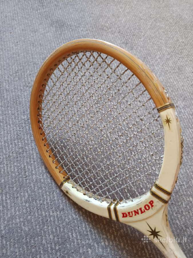Vintažinė Dunlop teniso raketė - nuotraukos Nr. 13