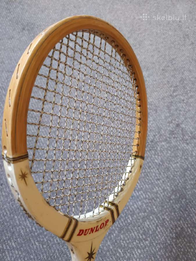 Vintažinė Dunlop teniso raketė - nuotraukos Nr. 17