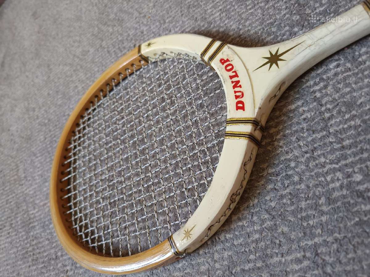 Vintažinė Dunlop teniso raketė - nuotraukos Nr. 28