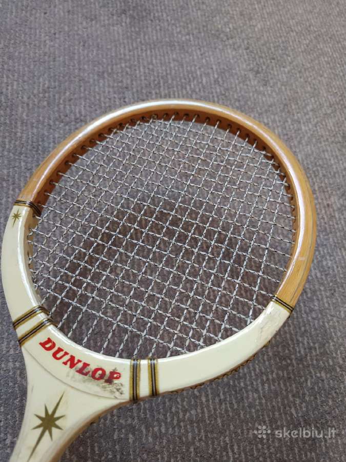 Vintažinė Dunlop teniso raketė - nuotraukos Nr. 30