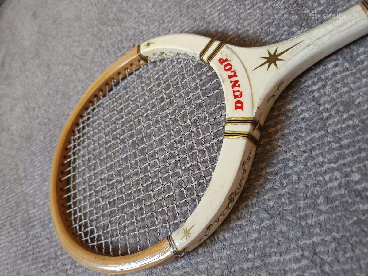 Vintažinė Dunlop teniso raketė - nuotraukos Nr. 33
