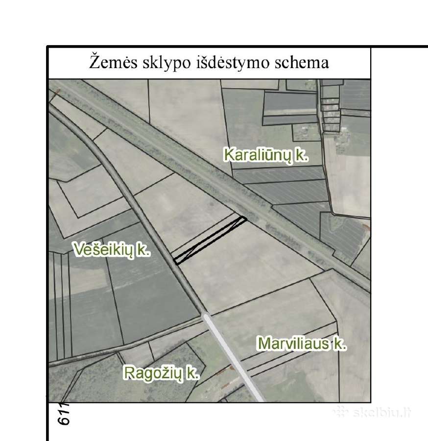 Parduodu 0,64 ha žemės sklypas netoli Vešeikiu k - nuotraukos Nr. 3