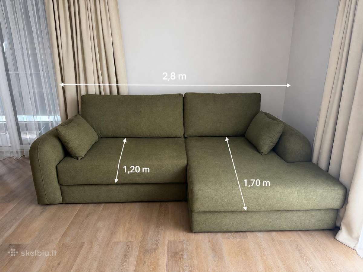 Parduodama nauja kampinė sofa - nuotraukos Nr. 4