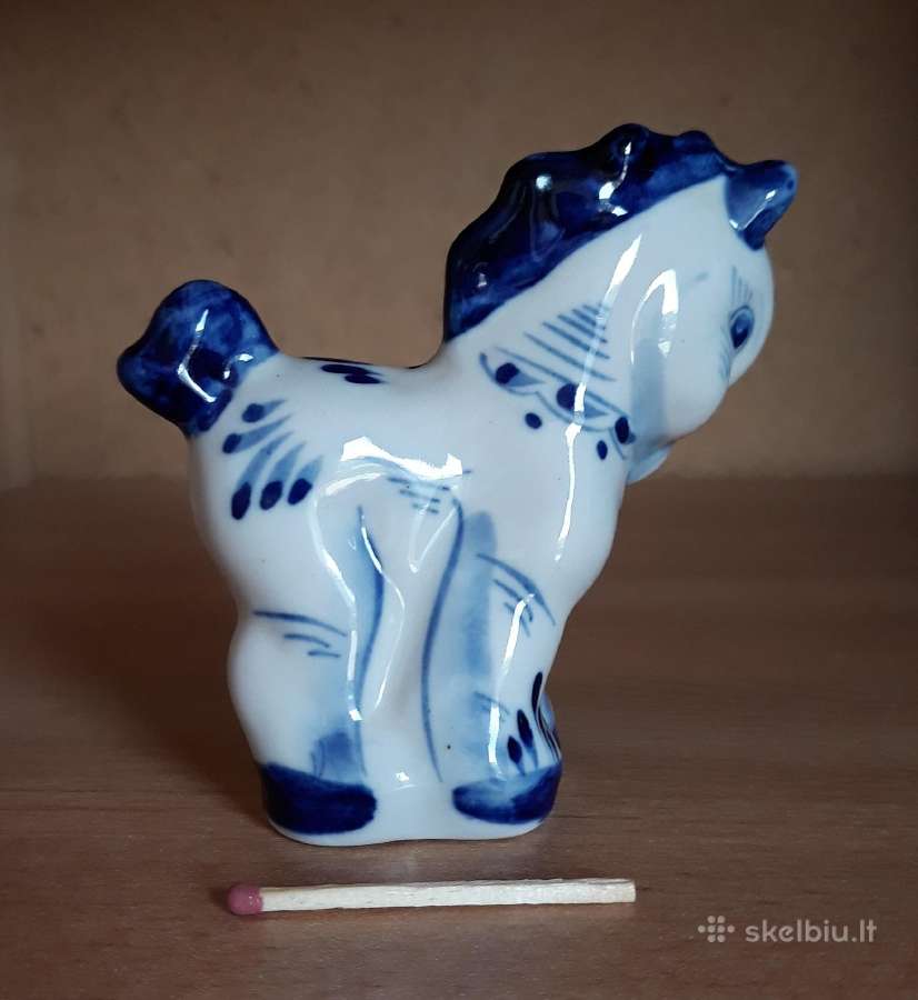 Porcelianas Arkliukas Gželė - nuotraukos Nr. 2