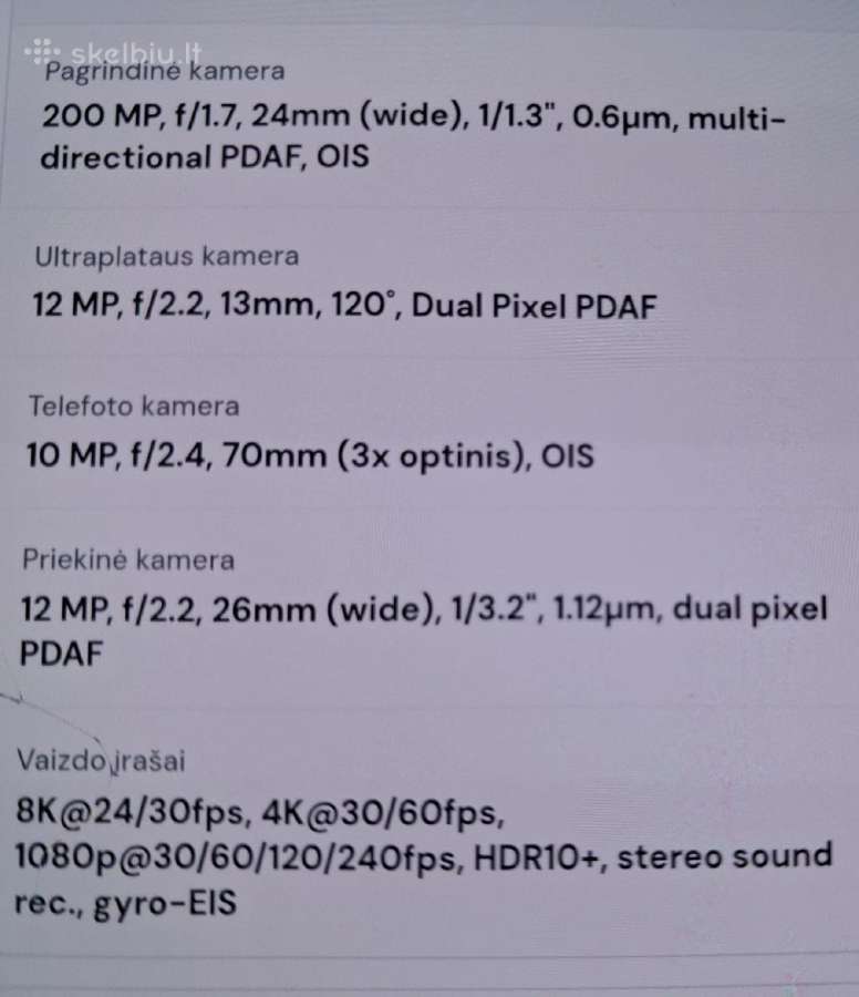Samsung Galaxy 23 Ultra - nuotraukos Nr. 8