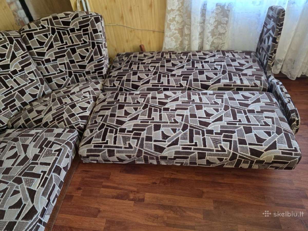 Atiduodama kampinė sofa-lova - nuotraukos Nr. 6