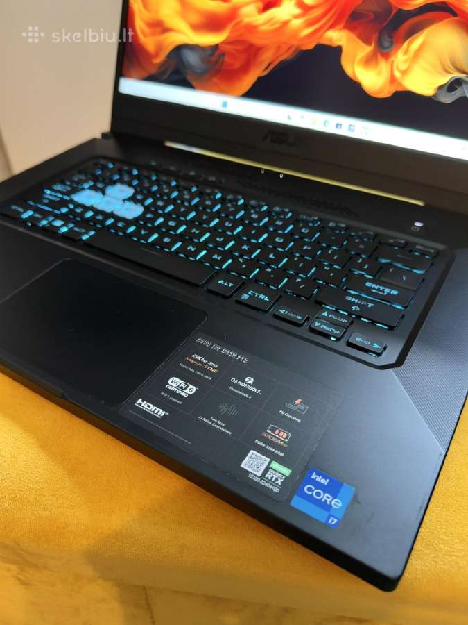 Galingas Asus Tuf F15 žaidimų kompiuteris - nuotraukos Nr. 2