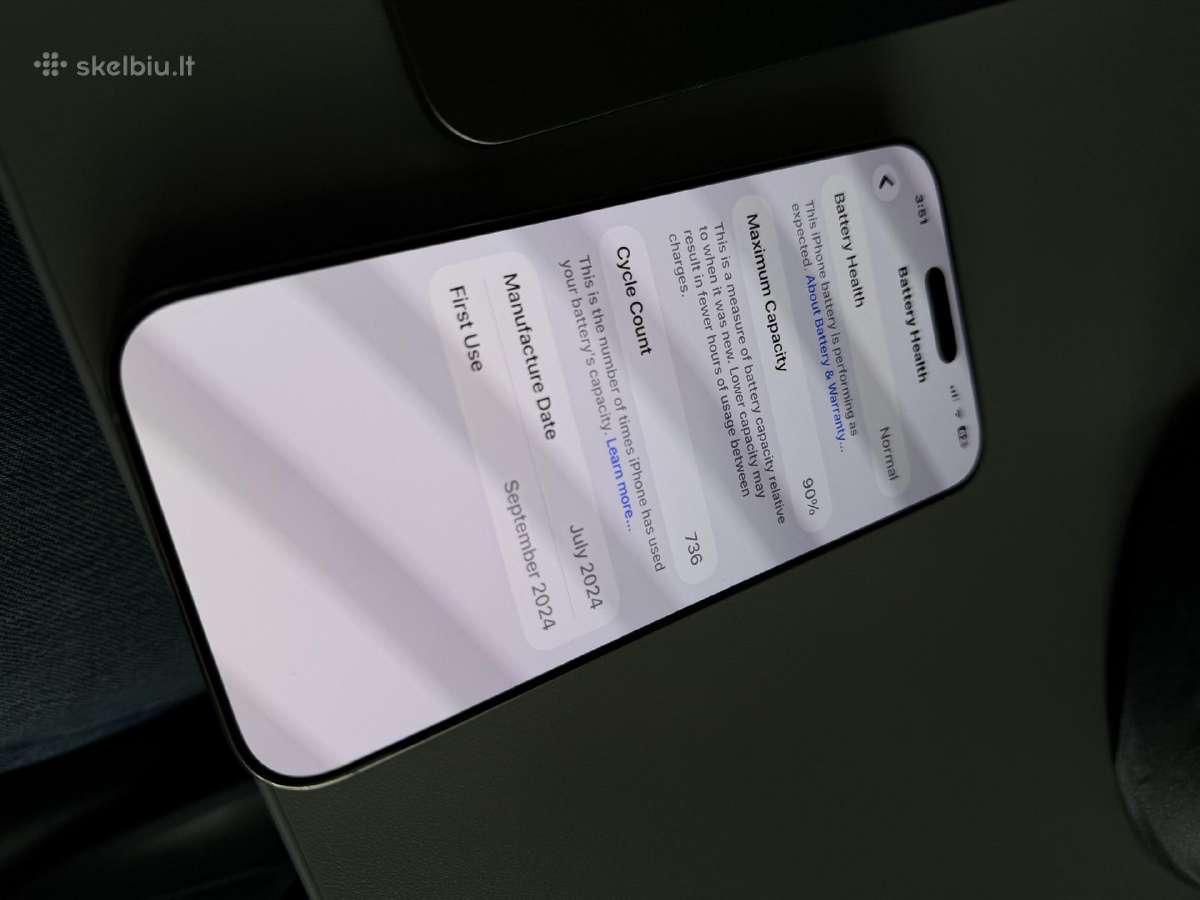 iPhone 16 pro max - nuotraukos Nr. 4