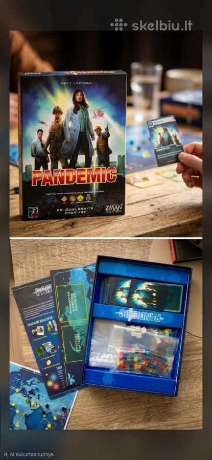 Stalo Žaidimas Pandemic - nuotraukos Nr. 3
