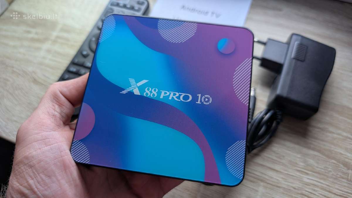 Android TV priedėlis X88 Pro 10 4/32gb Android 11 - nuotraukos Nr. 2