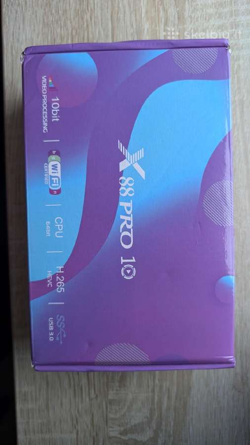 Android TV priedėlis X88 Pro 10 4/32gb Android 11 - nuotraukos Nr. 7