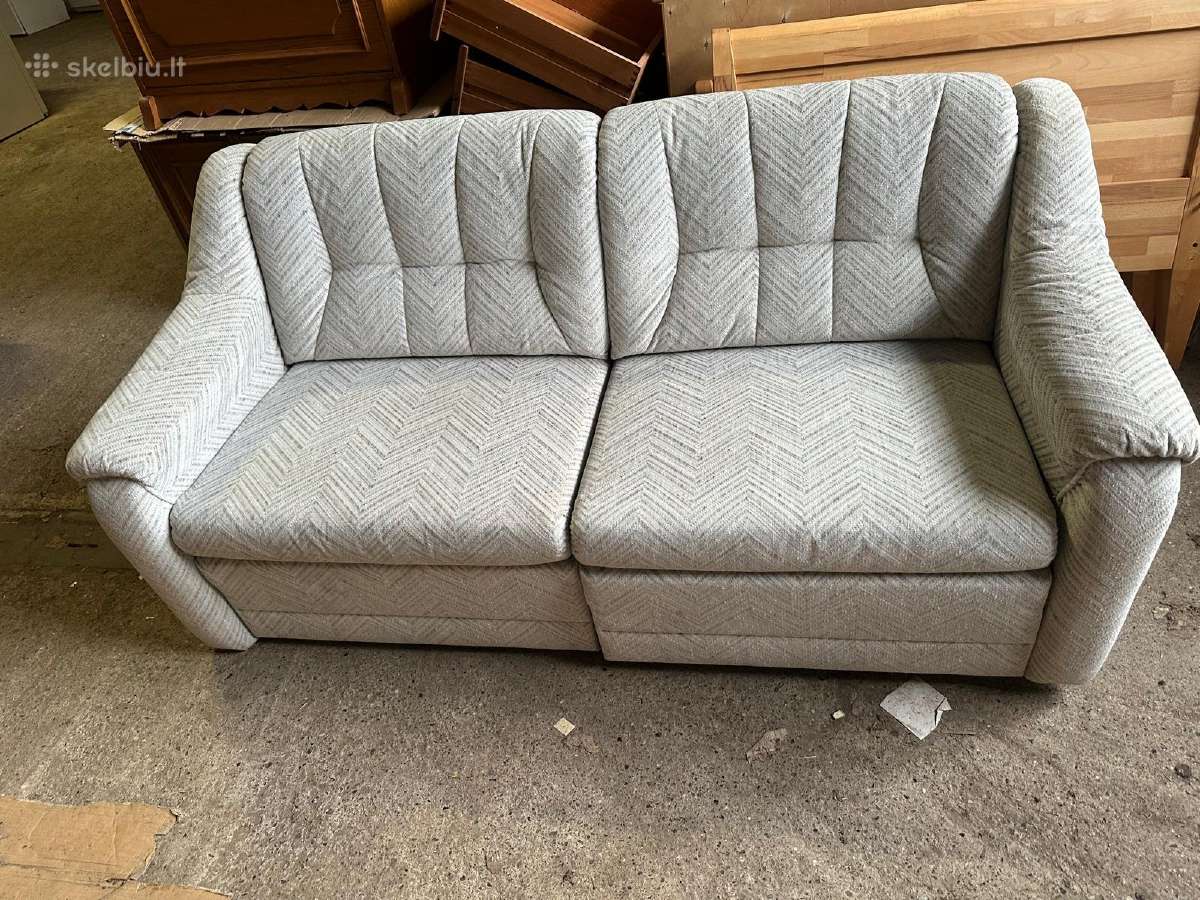 Miegama odinė sofa - nuotraukos Nr. 9