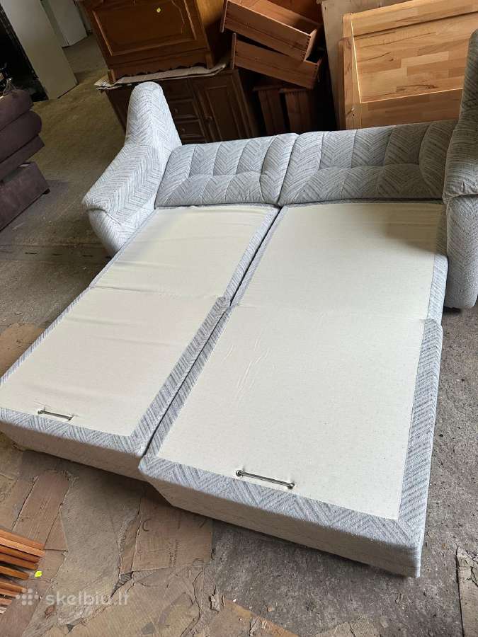 Miegama odinė sofa - nuotraukos Nr. 10