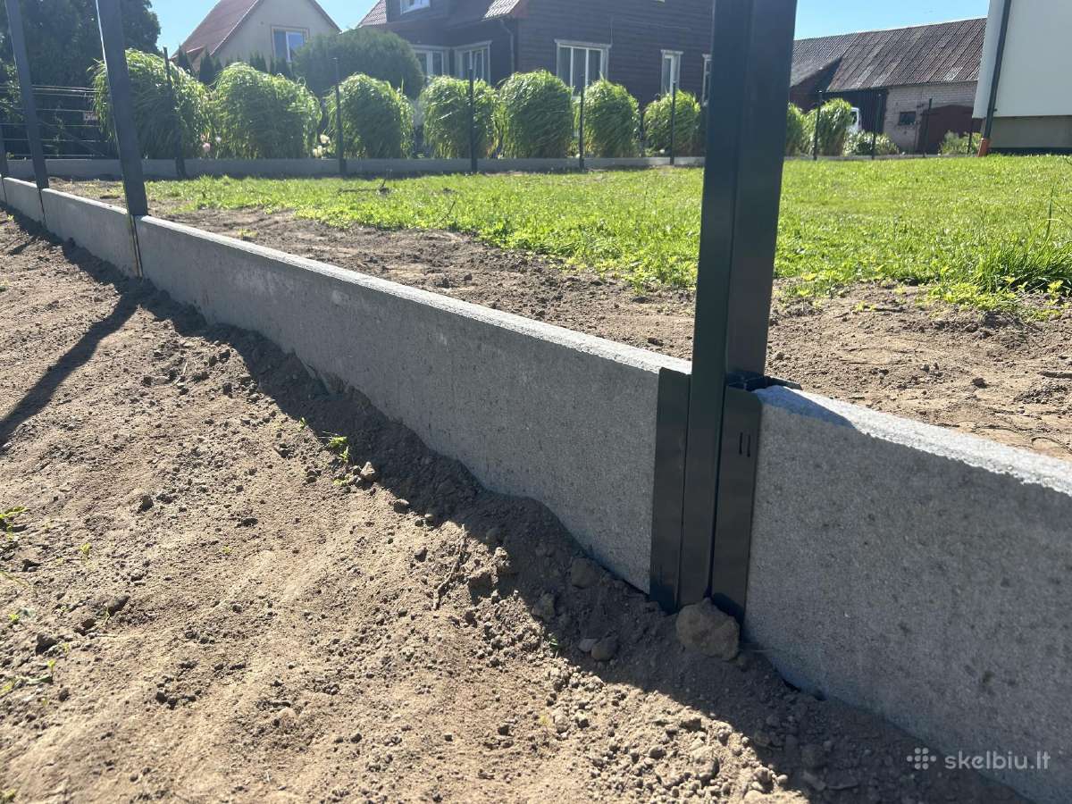 Skardinių ir segmentinių tvorų gamyba/montavimas - nuotraukos Nr. 6