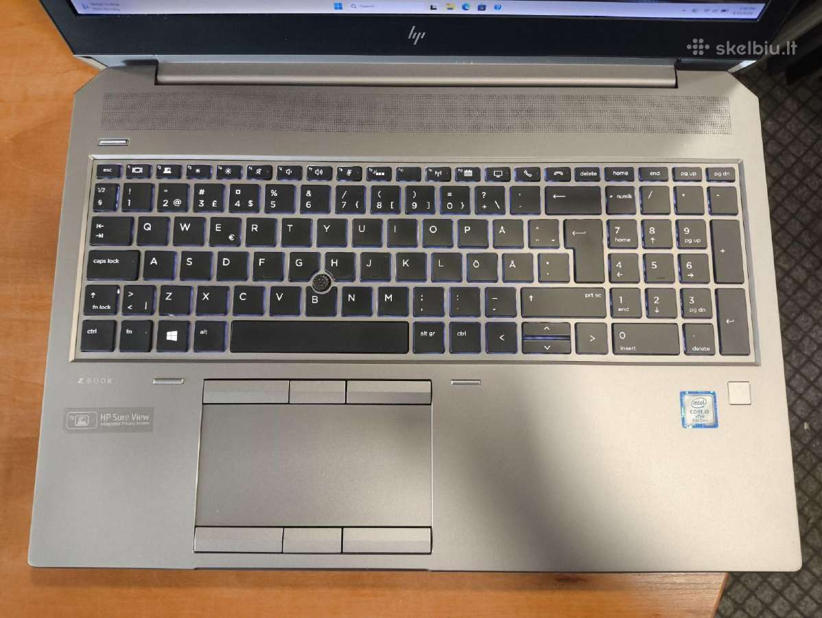 Zbook Fhd i9-9880h 32gb 512gb T2000 4gb 12% - nuotraukos Nr. 2