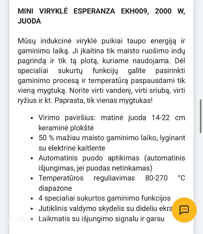 Indukcinės plytelės Esperanza - nuotraukos Nr. 4