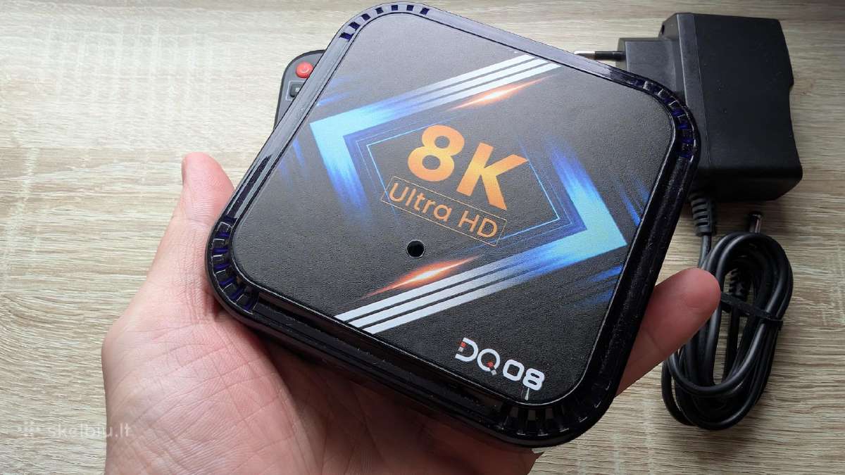 Dq08 TV priedėlis (Android 13, 4gb/32gb, Wi-fi 6) - nuotraukos Nr. 3