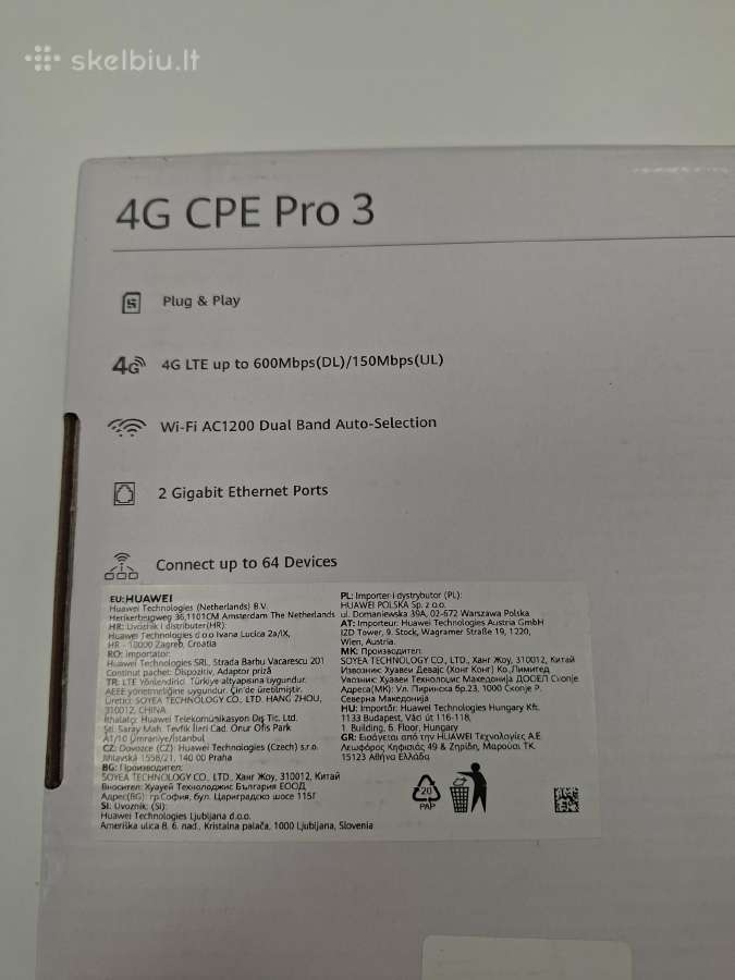 4G+ Sim maršrutizatorius Soyealink B628-350 - nuotraukos Nr. 4