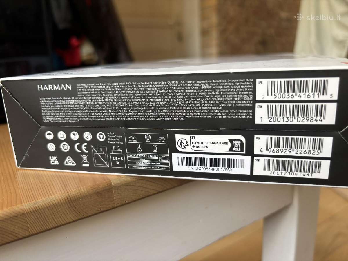 Jbl Tune 730bt naujos ausinės - nuotraukos Nr. 3