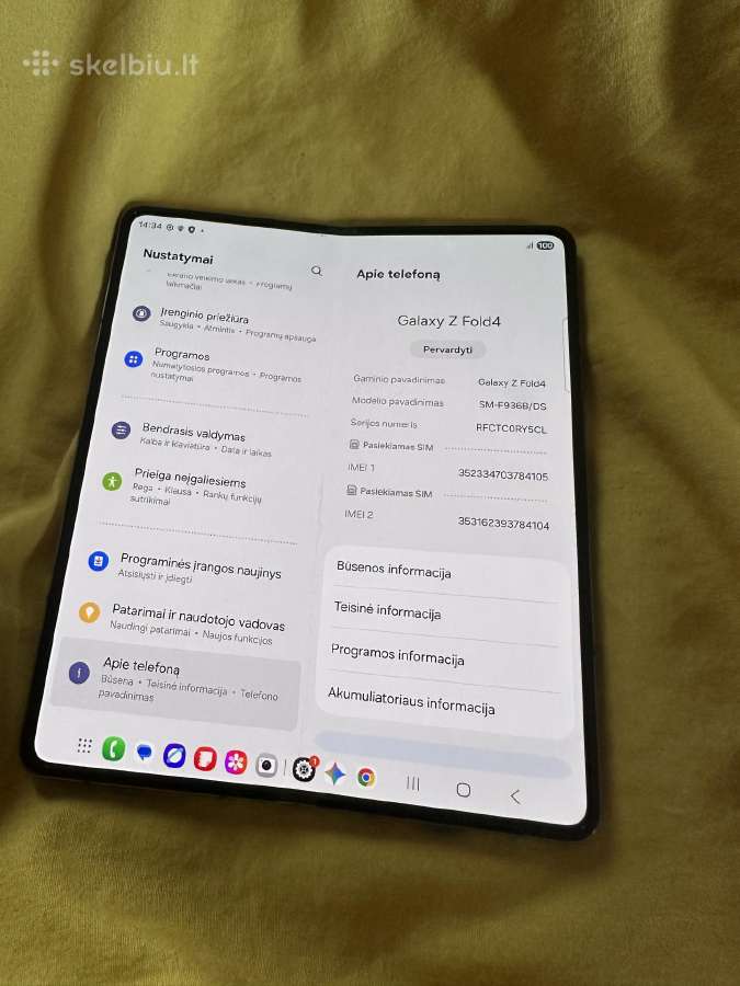 Samsung Galaxy Z Fold4 256 GB - nuotraukos Nr. 9