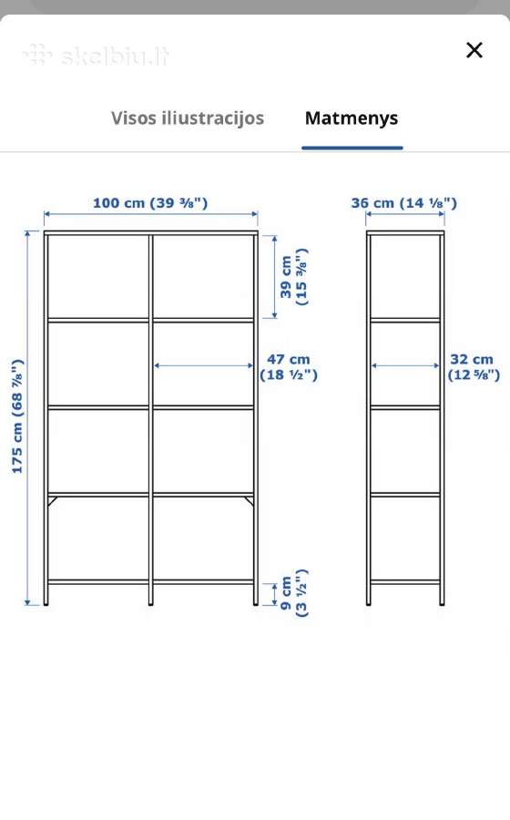 Ikea lentyna Vittsjö - nuotraukos Nr. 3