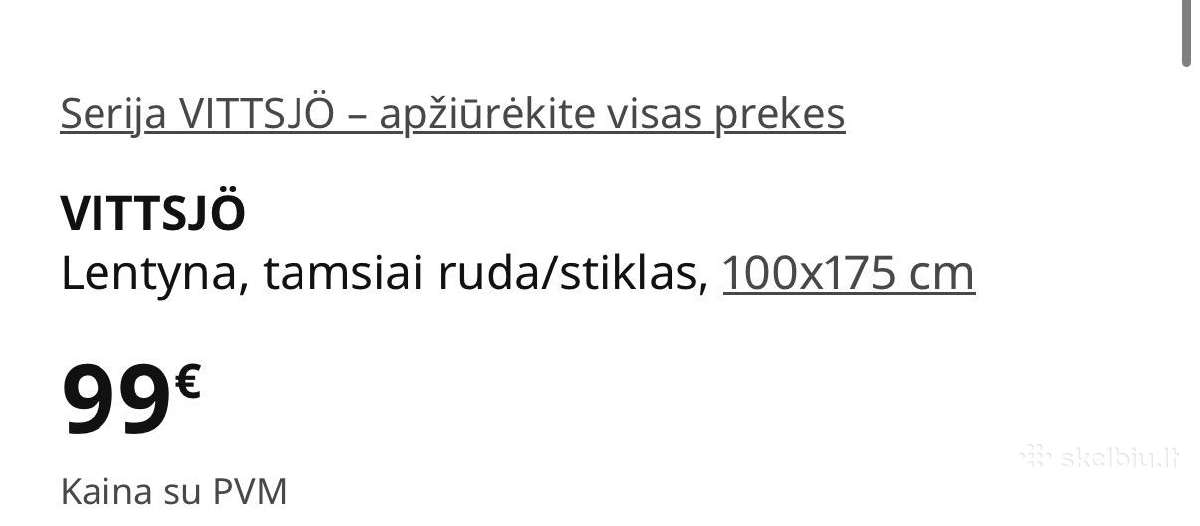 Ikea lentyna Vittsjö - nuotraukos Nr. 4