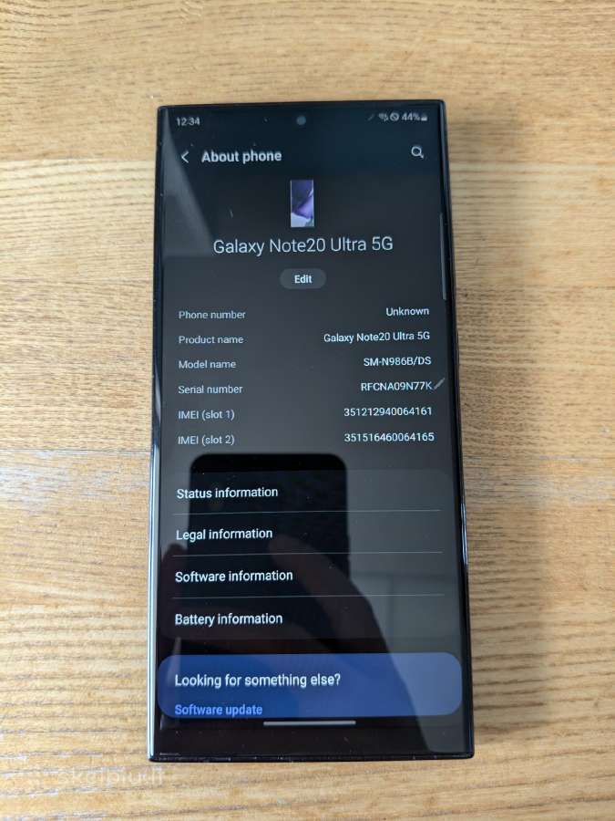 Samsung Galaxy Note 20 Ultra 5G 256gb 12gb RAM - nuotraukos Nr. 2