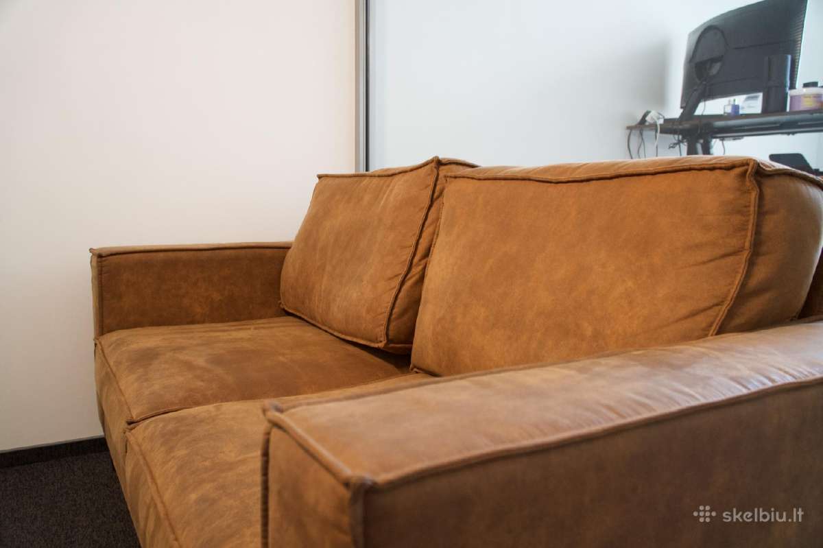 Odinė sofa „Tazzo" 185 cm - nuotraukos Nr. 3